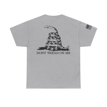 Patriotic Unisex Heavy Cotton Tee, Vintage American Tee, Freedom Shirt, Independence Day Gift, Political Statement Tee, Gadsden Flag Shirt