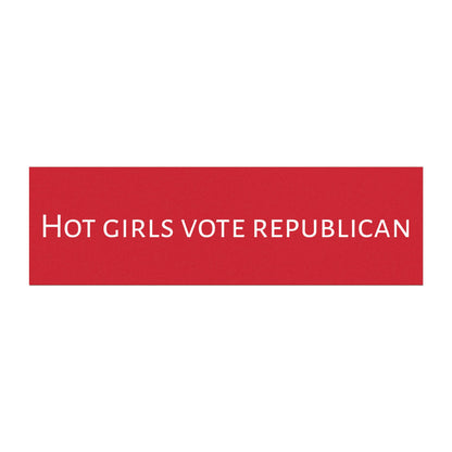 Hot Girls Vote Republican Car Magnet