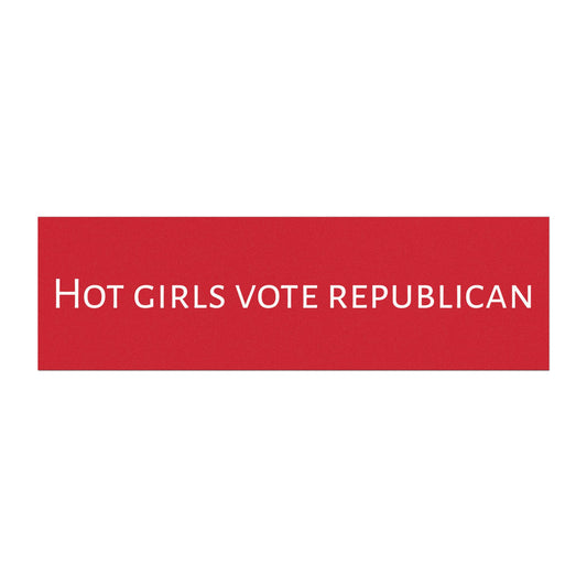 Hot Girls Vote Republican Car Magnet