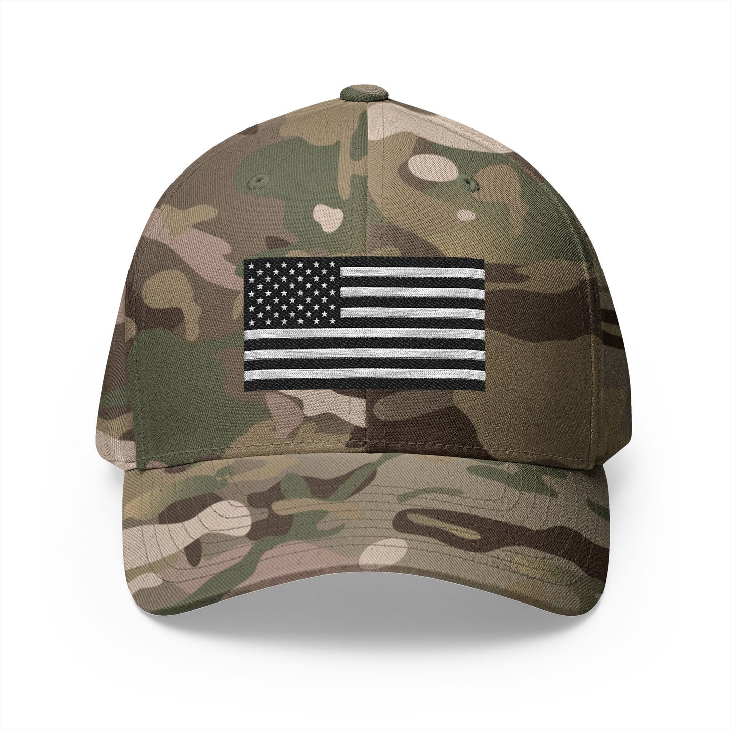 Embroidered American Flag Cap