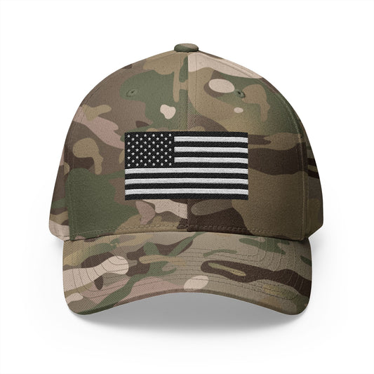 Embroidered American Flag Cap