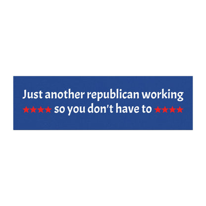 Funny Republican Car Magnet