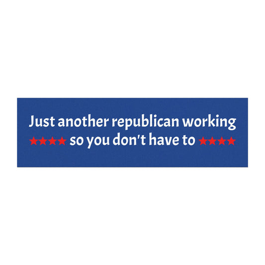 Funny Republican Car Magnet