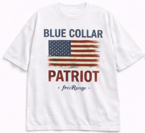 Blue Collar Patriot Tee