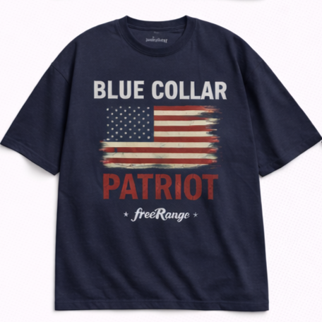 Blue Collar Patriot Tee