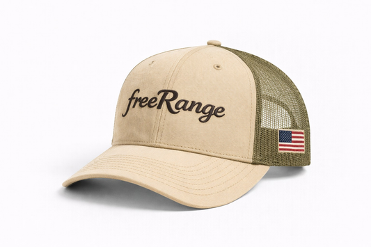 freeRange Camo Heritage Trucker Hat